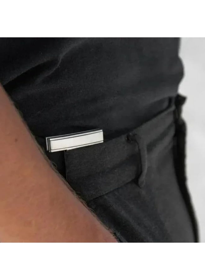 Metal Pants Waist Tightener Adjustable Waist Clip No Buckle Invisible Belt Cordless Lazy Belt for Men and Women Jeans and Casual Pants - Image 3